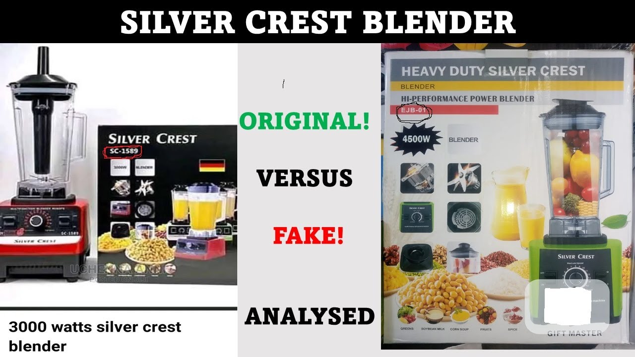 Блендер Silver Crest: сравнение оригинала и подделки. Подробный анализ.