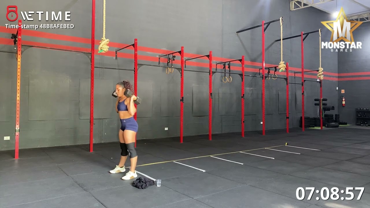 Qualifier Monstar 2026 -Prova: Wall, Sprit, Squat Atleta Emanuella Borges Faria 
