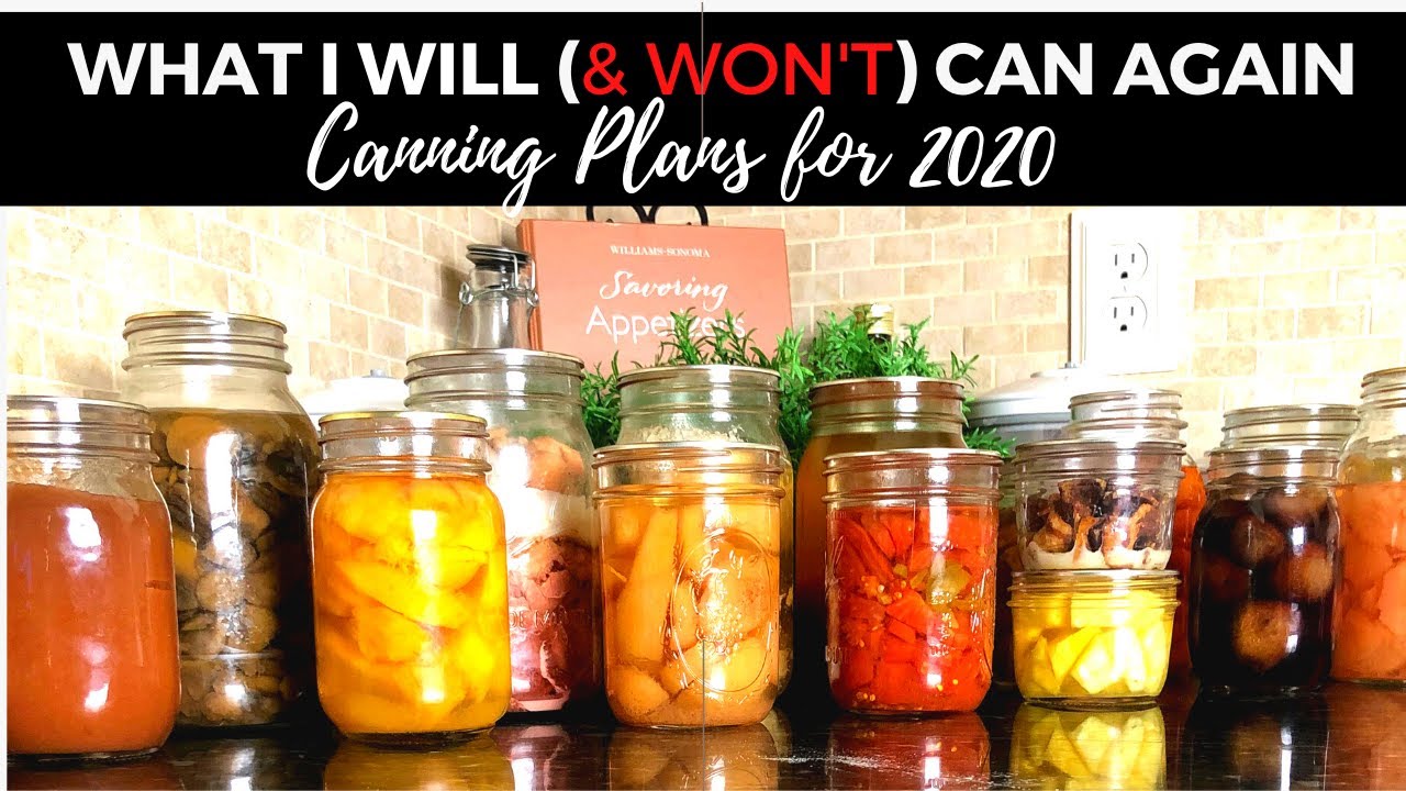 Things I Will and Won't Can Again (Canning 2020)