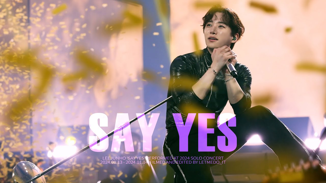 4K 240113-240114 JUNHO CONCERT 다시 만나는 날 [SAY YES] FANCAM 준호 직캠