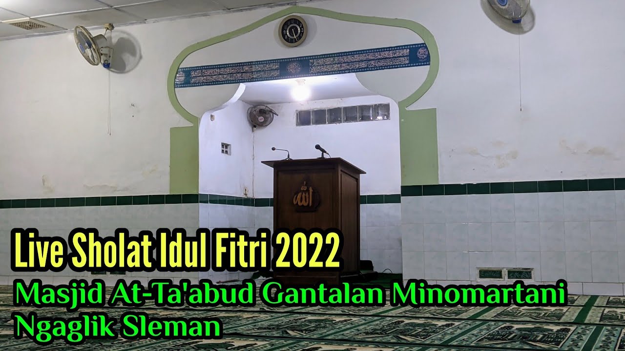 🔴 (LIVE) Sholat Idul Fitri 1443 H / 2022 Masjid Ta'abud