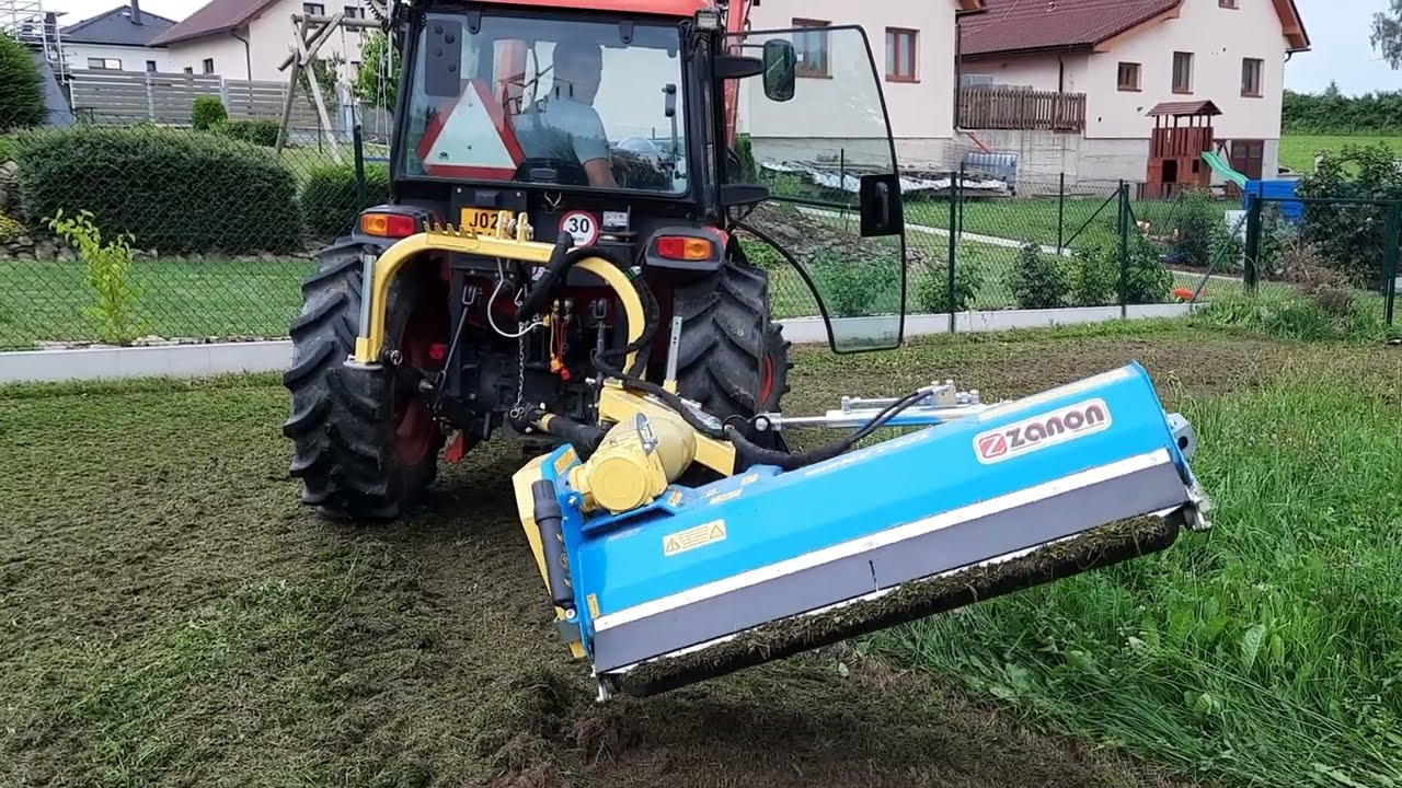 ZANON TMJ 1400 mulčovač s bočním posuvem s kladivy