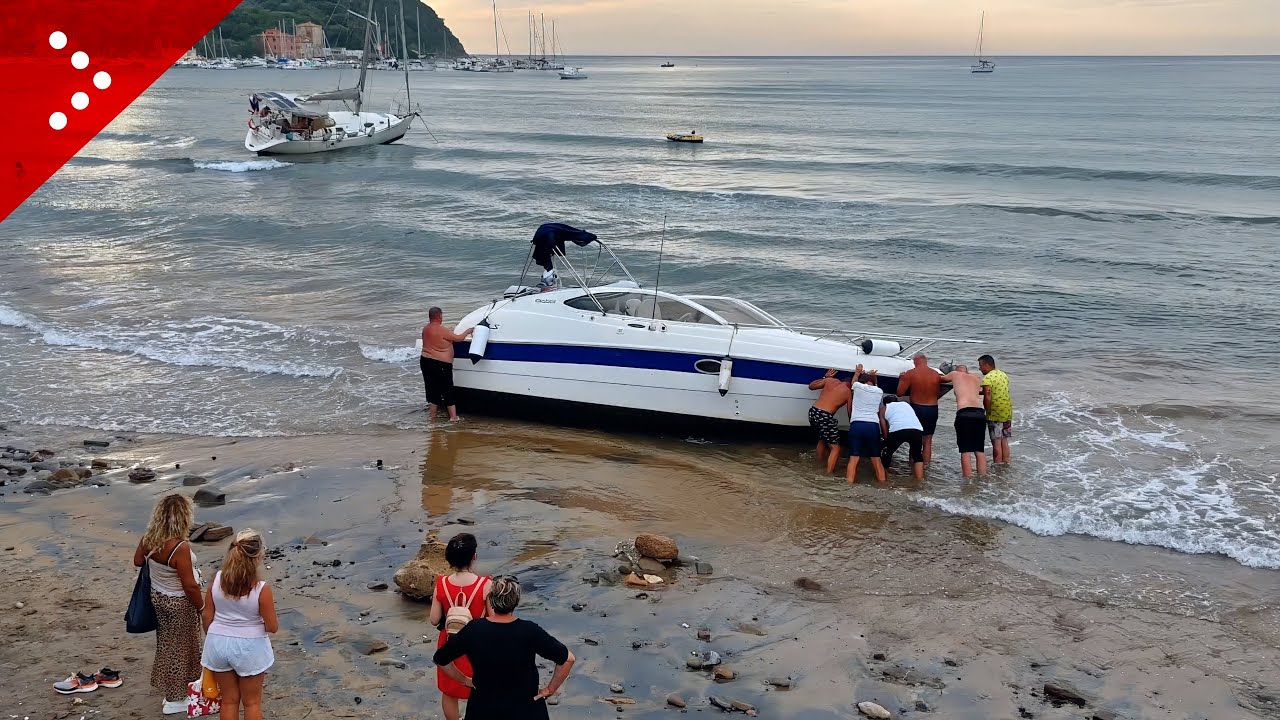 Maltempo, tempesta sul Golfo di Baratti: barche arenate, le testimonianze e le immagini dal drone