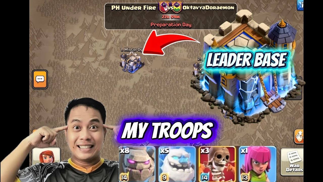 “Basic troop composition to get 3 stars at TH18