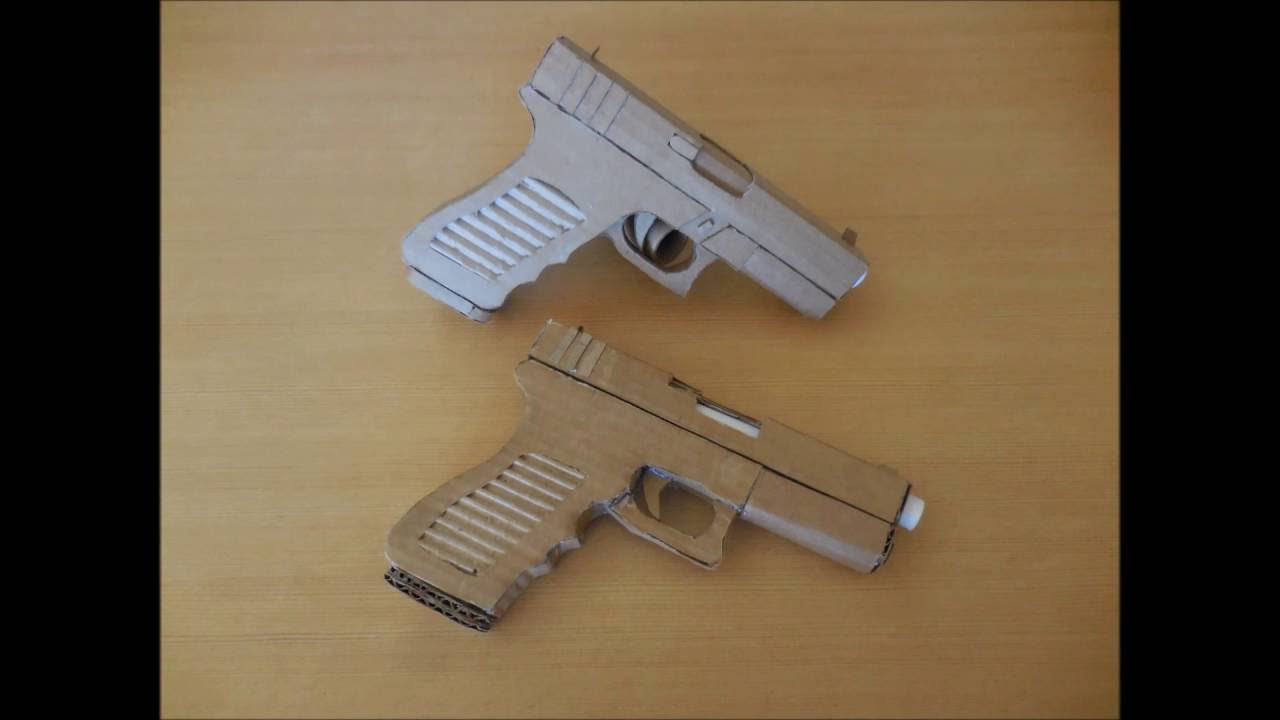 How to make my cardboard Glock 18