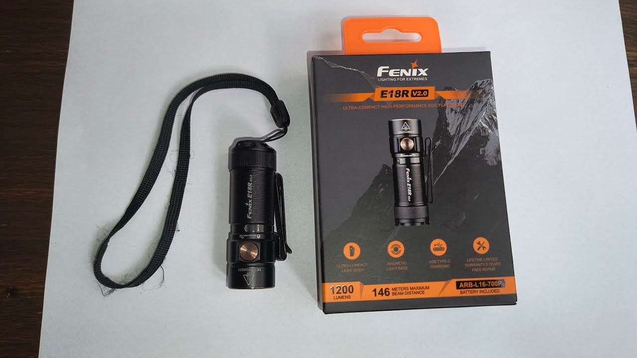 Latarka Fenix E18R v2.0 - Recenzja PL