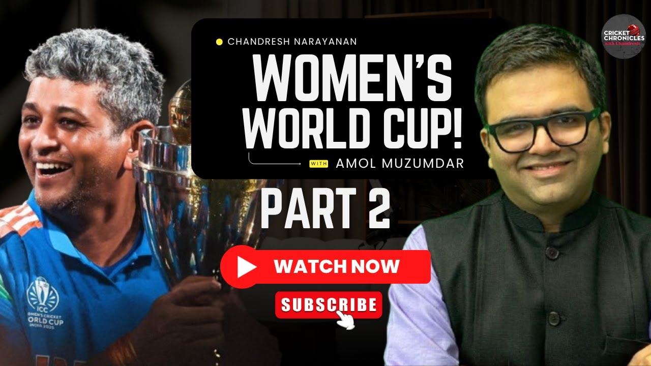 Chat with Amol Muzumdar — India’s Women’s World Cup Winning Head Coach! 🏆  (Part 2)