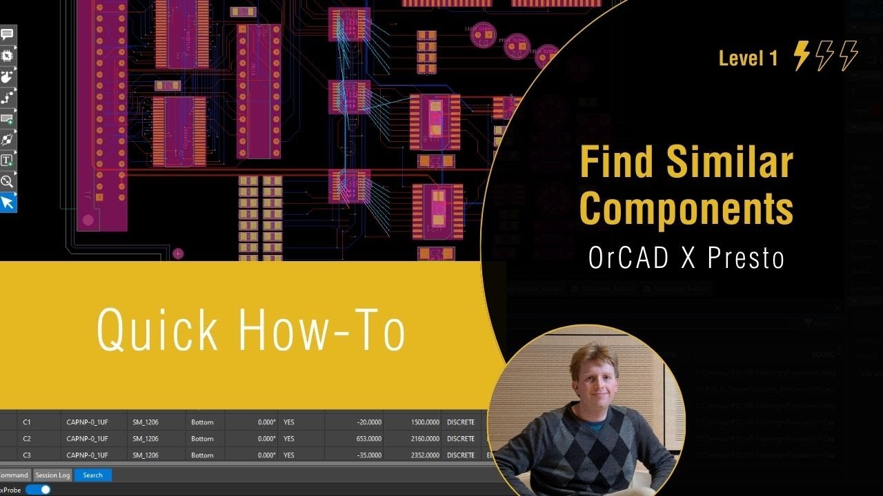 OrCAD X Presto Tutorial: How to Find Similar Components with Searching