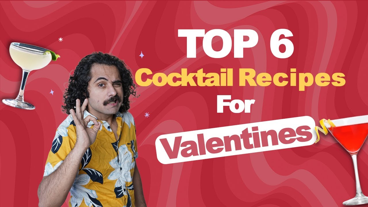 6 Perfect Cocktails for Valentine’s Day ❤️ | Romantic & Easy Drinks to Impress!