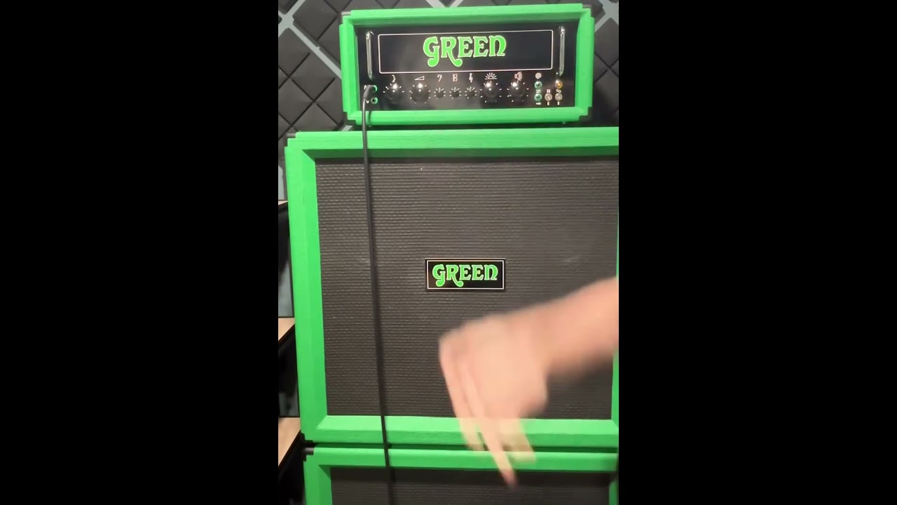 Green MATAMP GT1 Full Stack Raw Tones. 