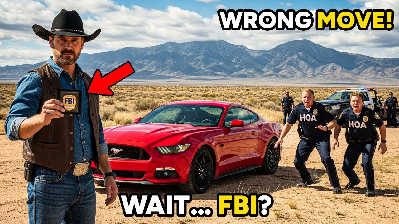 HOA Cops Tried to Tow My Classic Mustang — They Froze When I Showed My FBI Badge