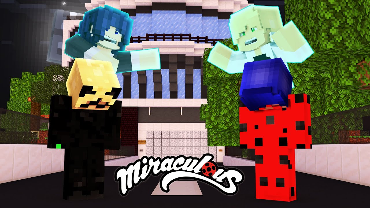 Minecraft: LADYBUG E CAT NOIR TROCARAM DE CORPO (Ep.36) - MIRACULOUS AS AVENTURAS DE LADYBUG