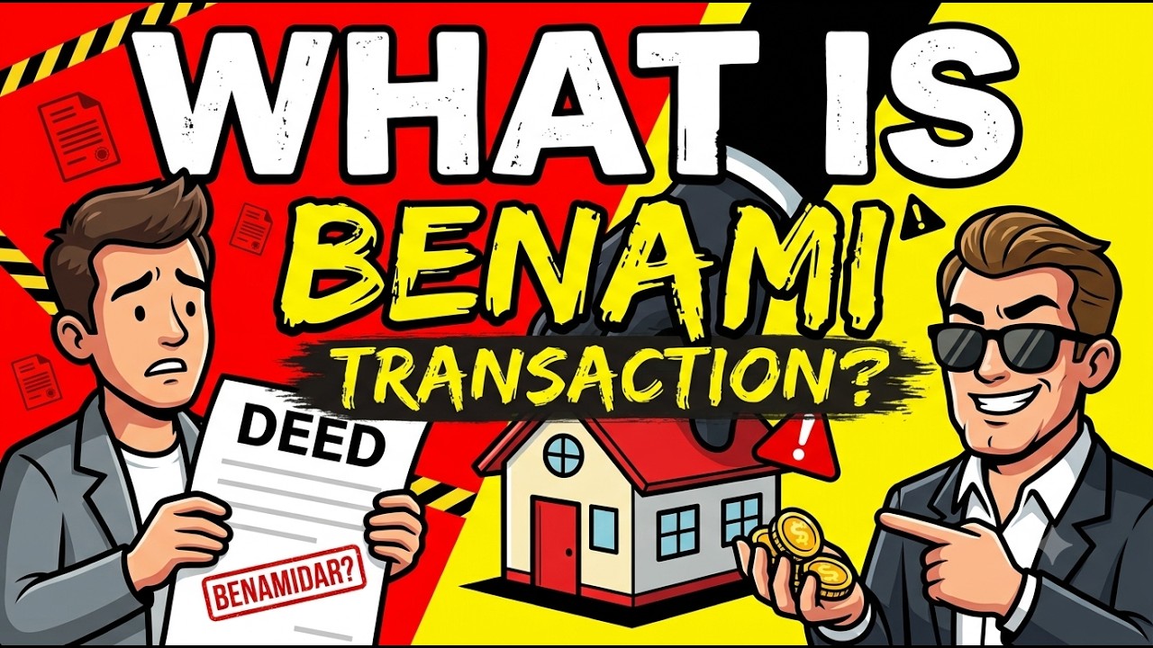 WHAT IS BENAMI TRANSACTION : BENAMI PROPERTY : PUNISHMENT| EXPLAINED By Anuj Chauhan