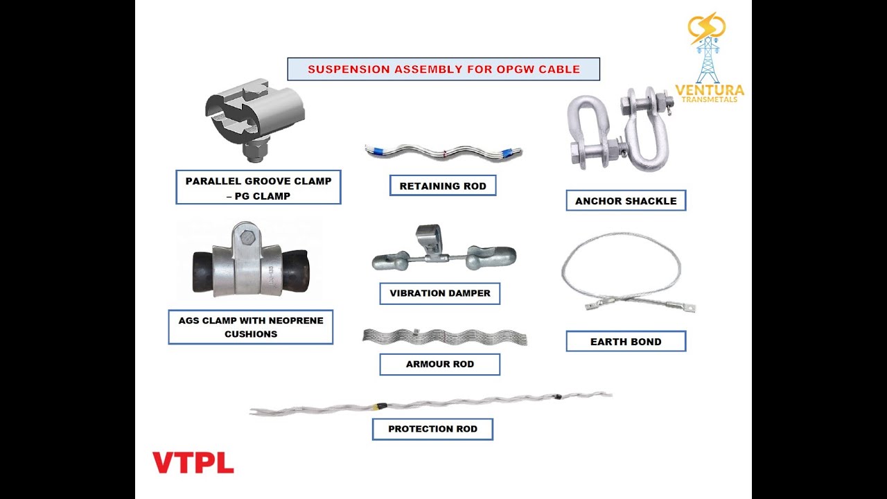 SUSPENSION ASSEMBLY FOR OPGW - OPGW HARDWARE FITTINGS & ACCESSORIES