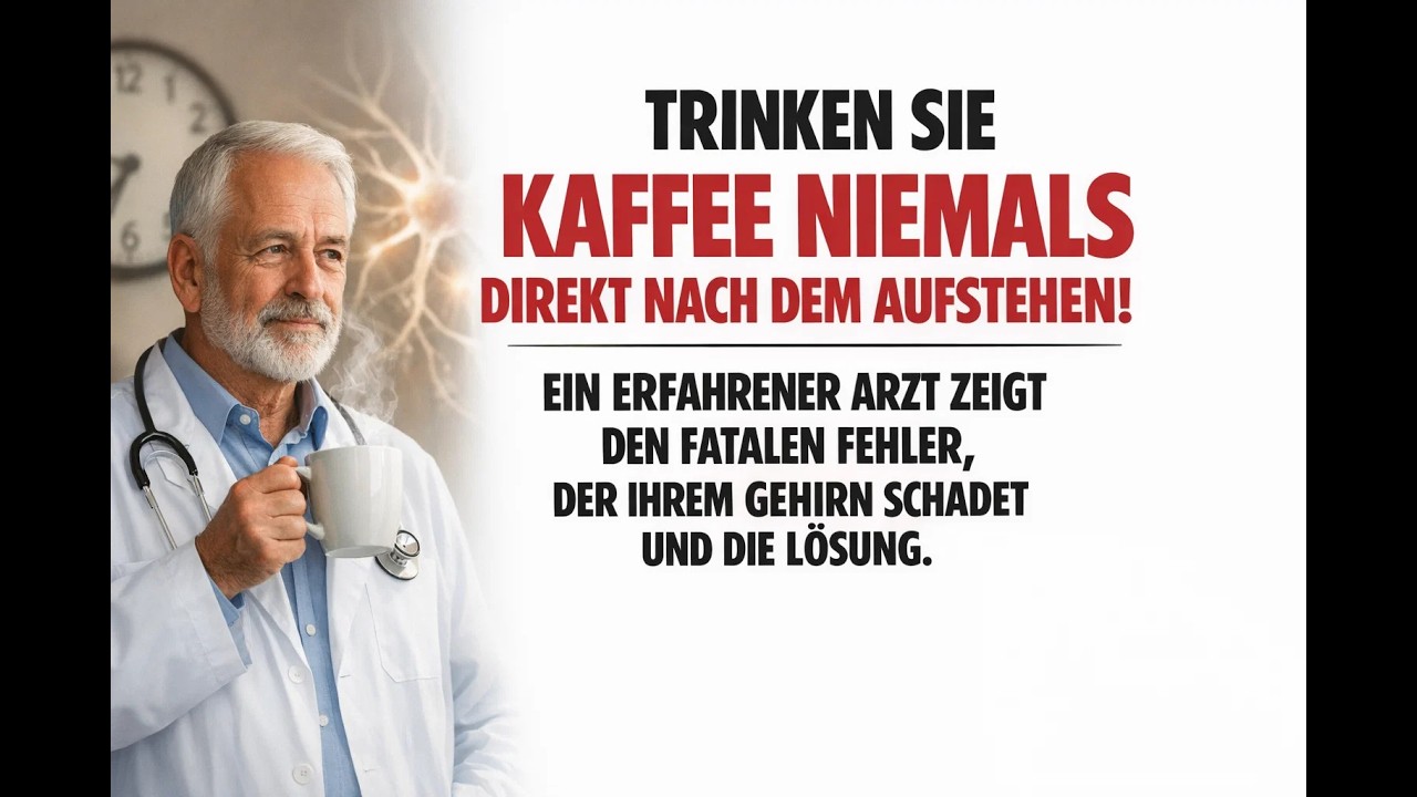 Trinken Sie Kaffee niemals so: Ein Arzt enthüllt die exakte Strategie für ein gesundes Gehirn