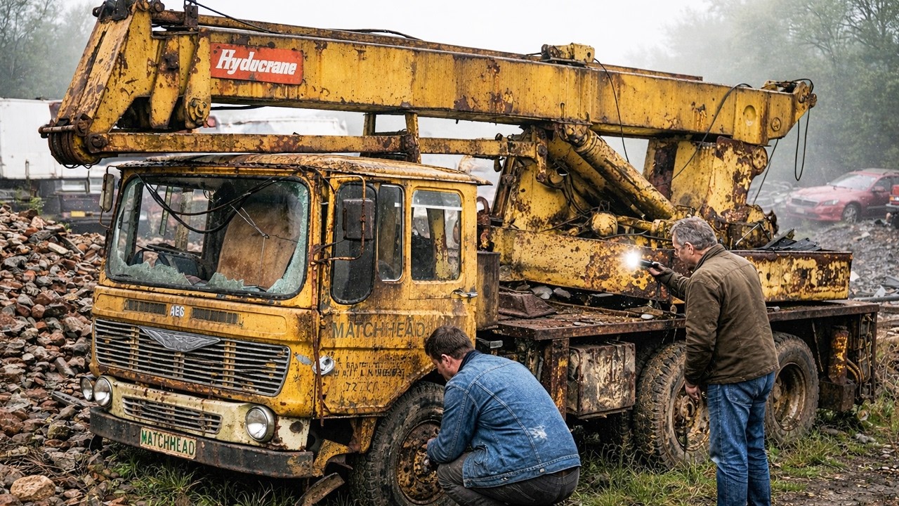 🔥 60 Years Abandoned AEC Mammoth Major Crane Truck | Full Rust to Restoration