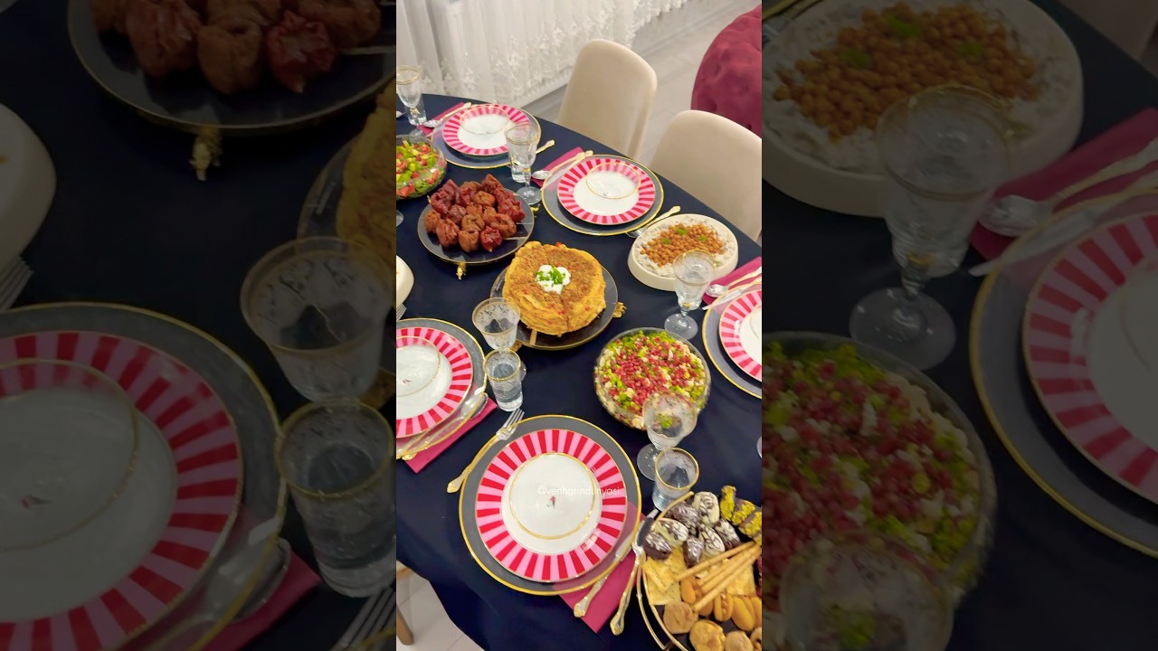 12 kişilik İftar Daveti ❤️ #reklamyoktur #iftar #iftarspecial #ramazanspecial #lezzetlitarif