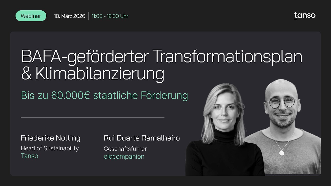 Webinar: BAFA-geförderter Transformationsplan - Bis zu 60.000€ staatliche Förderung
