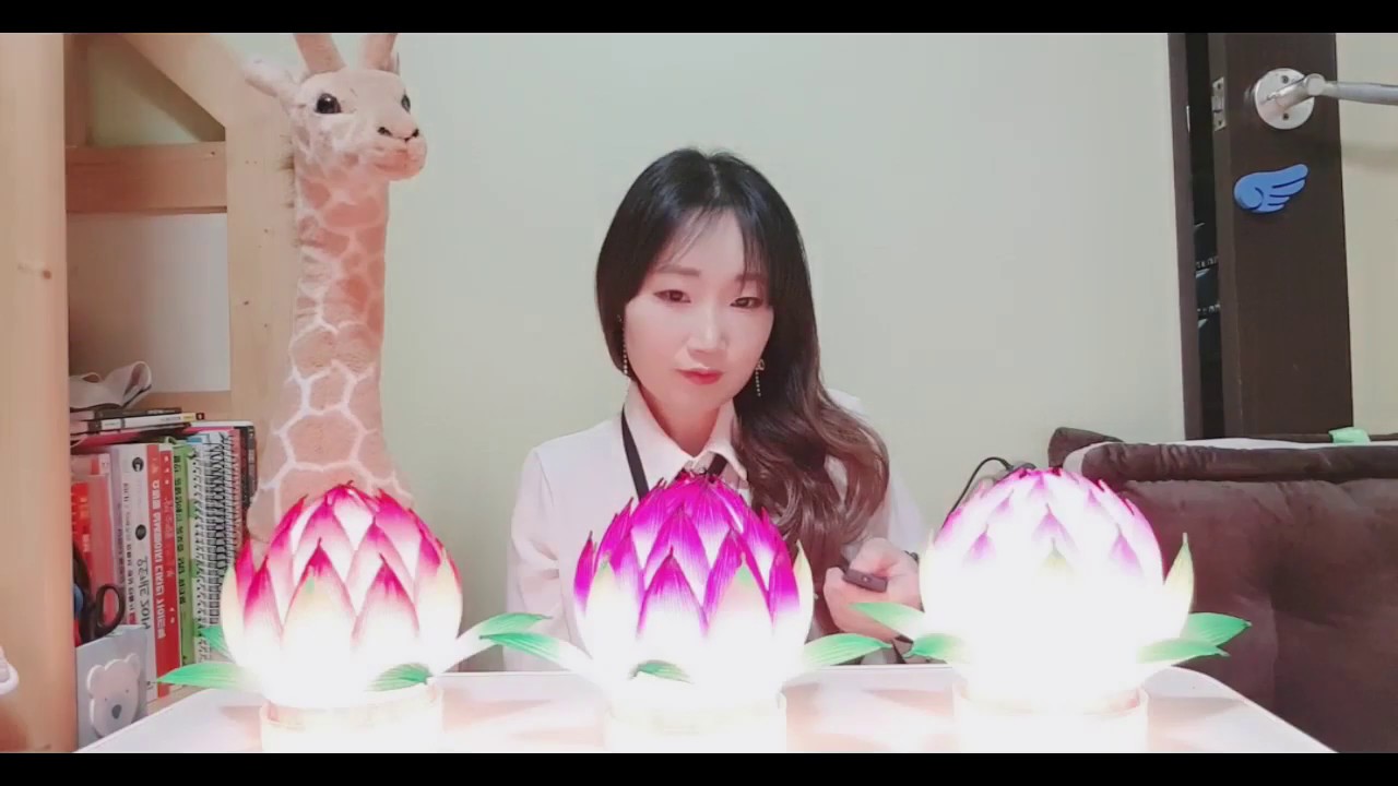 LED연등만들기(석가탄신일 연꽃 연등 lotus lantern)
