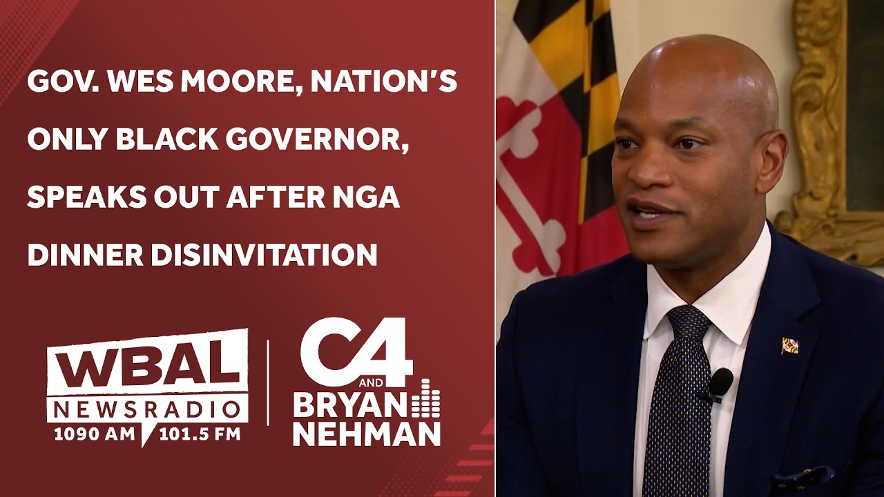 Gov. Wes Moore, nation&rsquo;s only Black governor, speaks out after NGA dinner disinvitation
