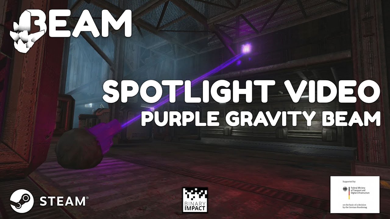 Beam Spotlight - Purple Gravity Beam