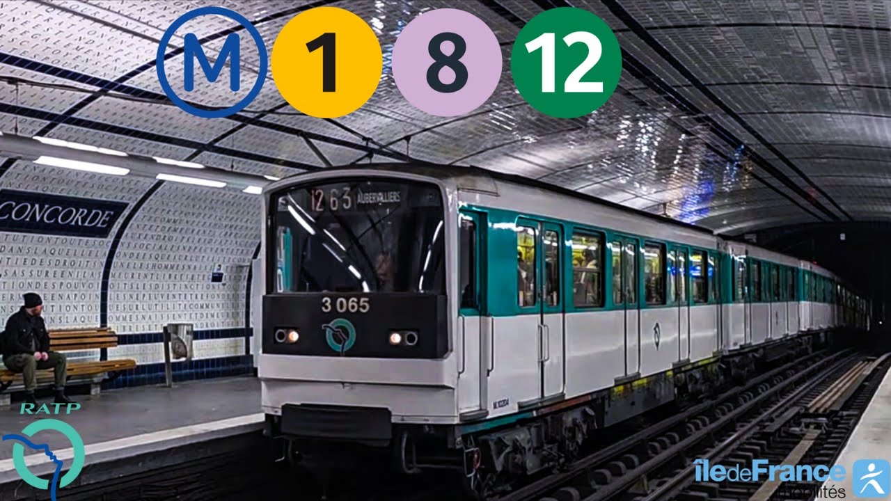 Concorde avec 3 Correspondances Métro Parisien