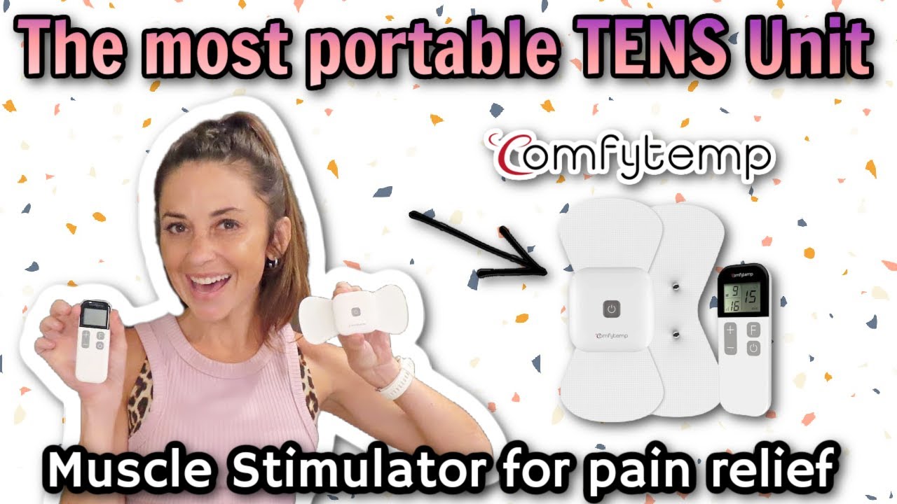 THE MOST PORTABLE TENS UNIT | COMFYTEMP - MUSCLE STIMULATOR FOR PAIN RELIEF