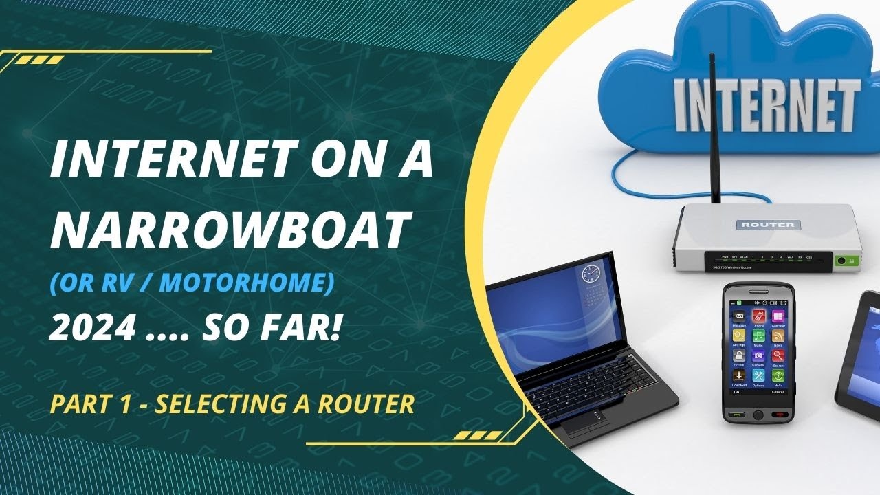 EP17 – Internet on a narrowboat (Part 1) | How to select a mobile internet router.
