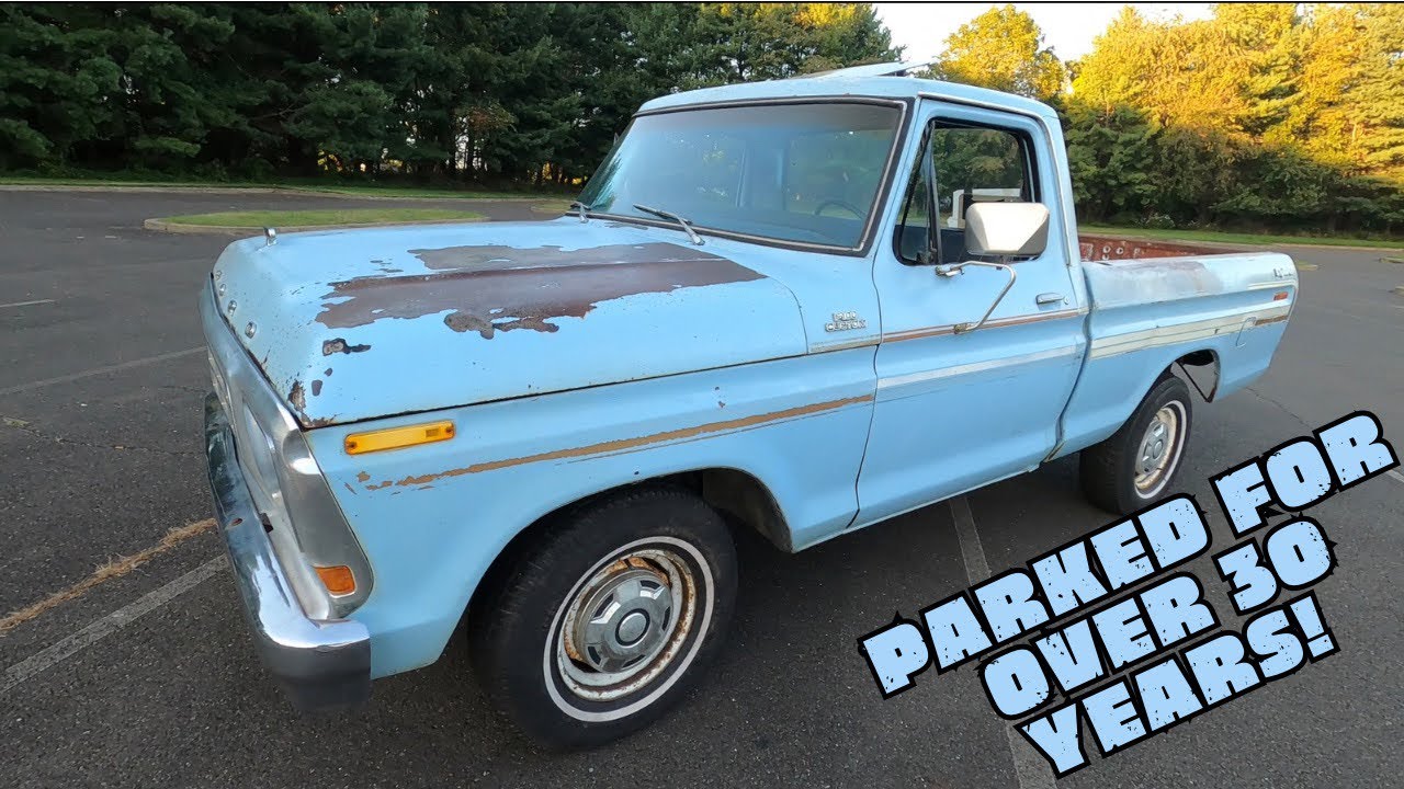 WILL IT FINALLY RUN AND DRIVE? 1979 Ford F100 Parked Since 1992!