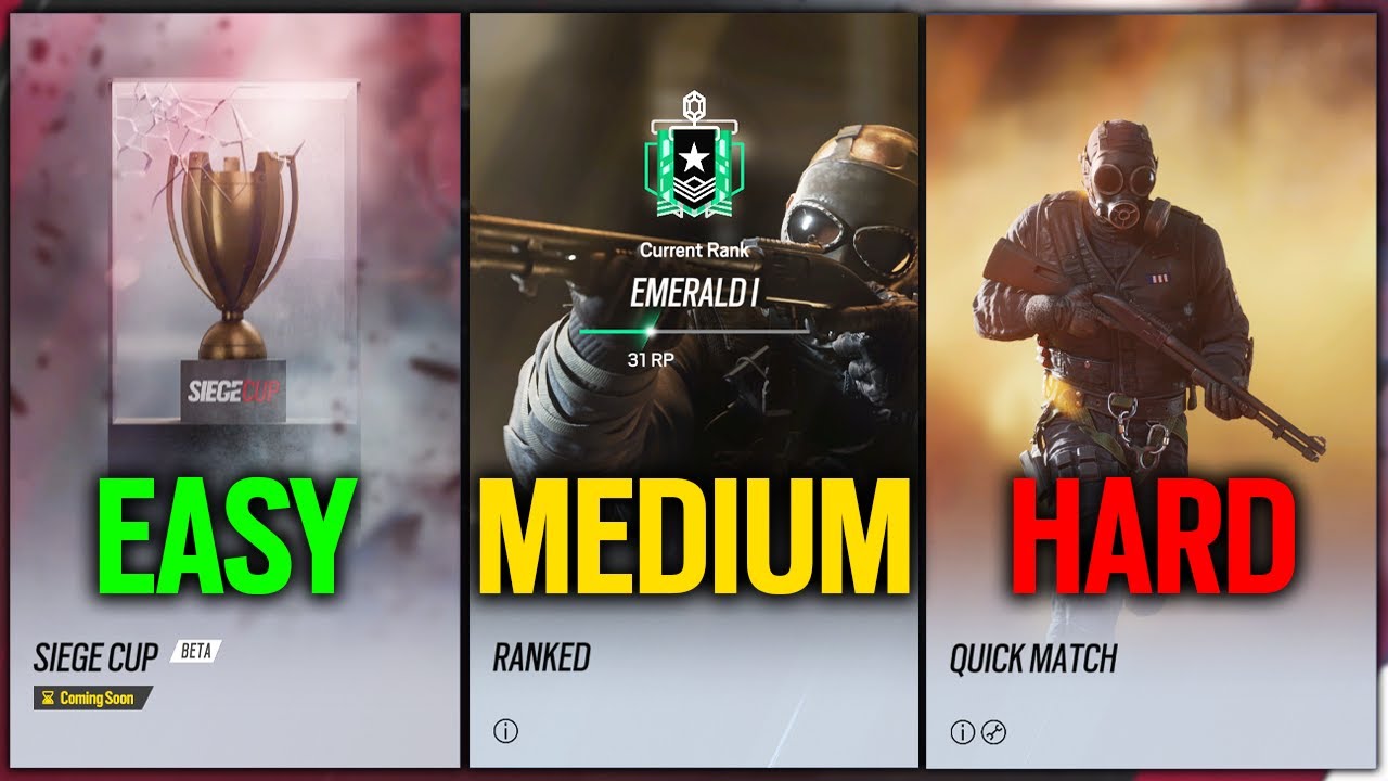 SIEGE CUP IS EASIER THAN RANKED