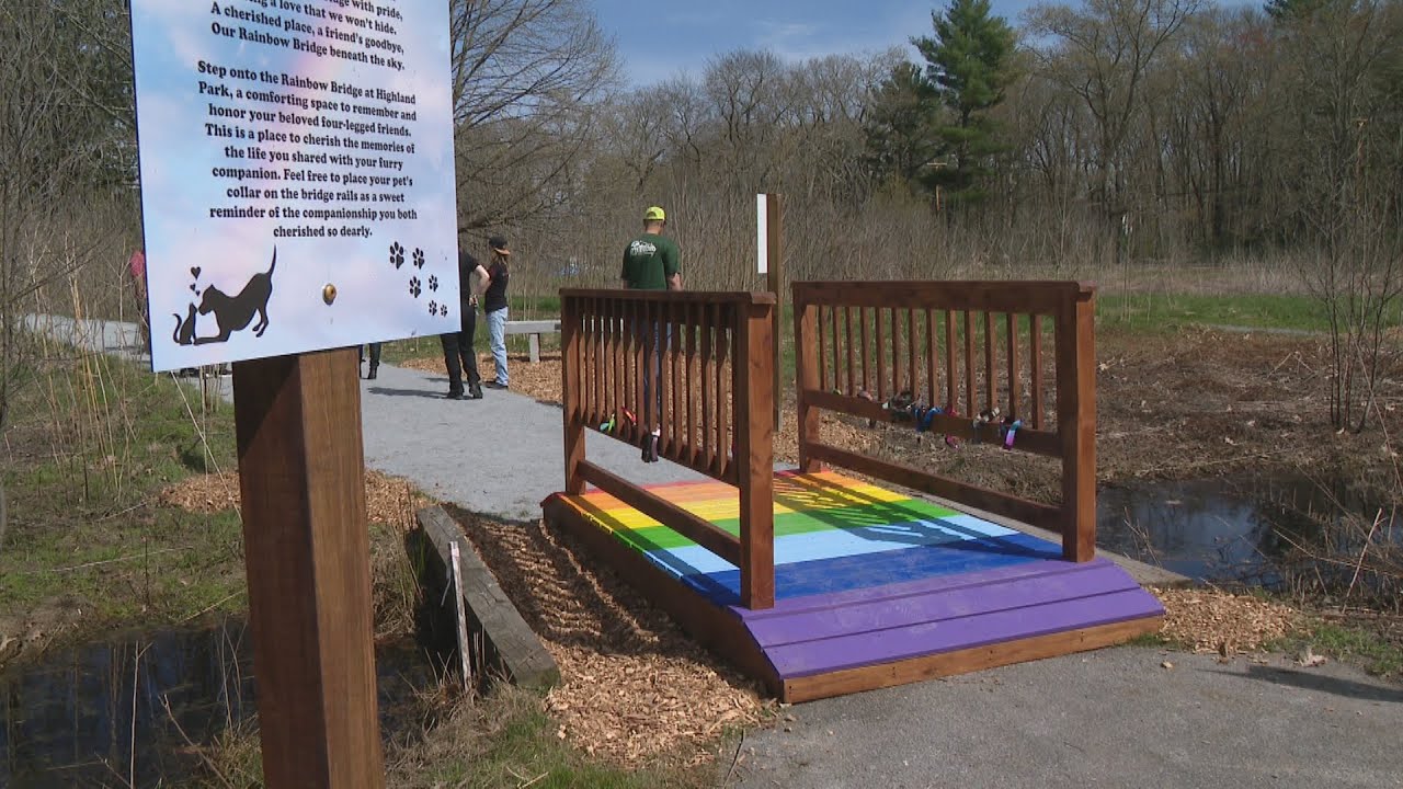 Rainbow bridge memorial provides solace for grieving pet owners in Attleboro