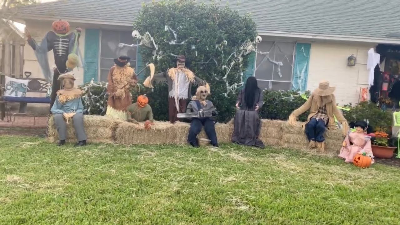 Outdoor Halloween display  ( area 1 ) DAY TIME