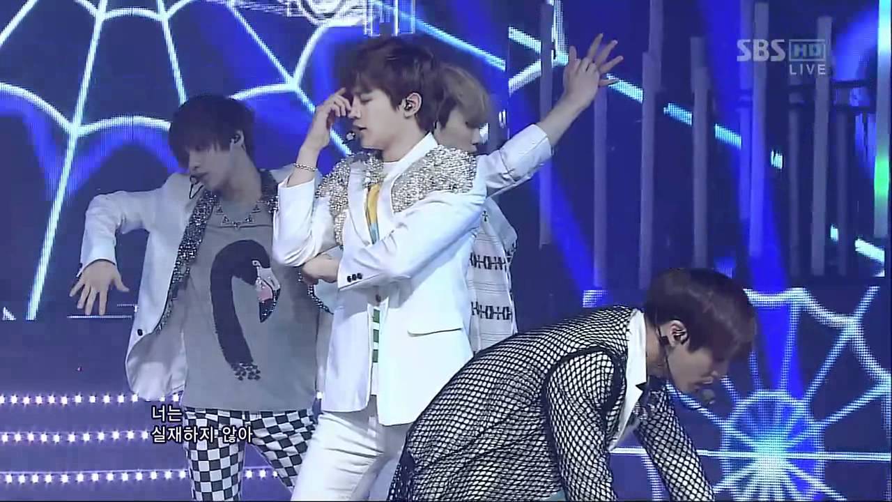 SHINee [Шерлок] @SBS Inkigayo Популярная песня 20120408