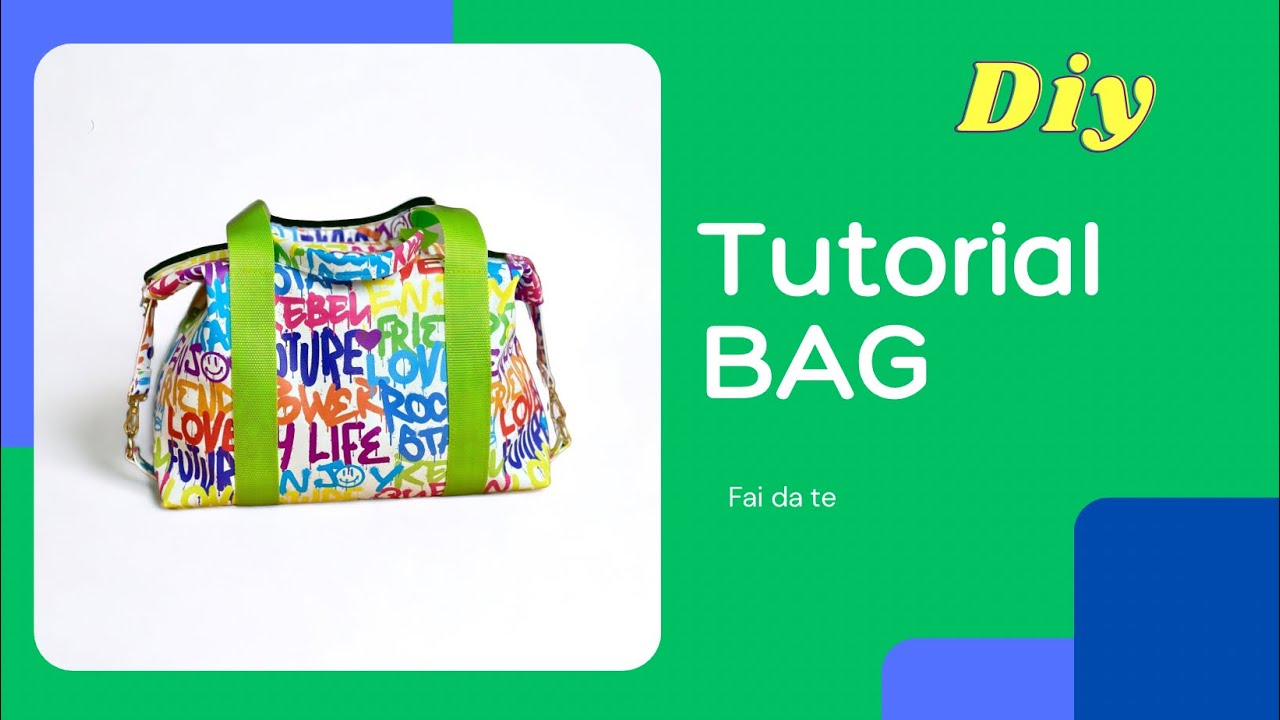 BORSA URBAN STREEET | BORSA fai da te | Come cucire una BORSA in tessuto di similpelle | DIY BAG