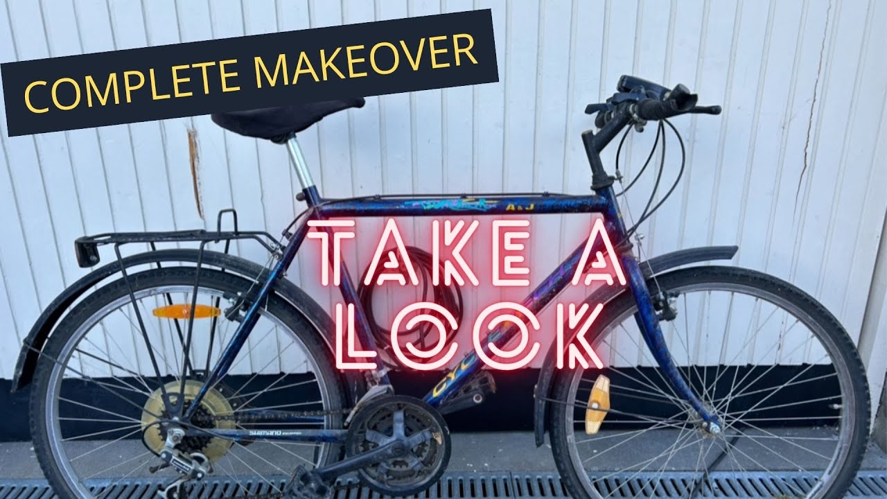 Cycle Tech 1x7 Vintage MTB Complete Makeover #bike #rebuild #facelift #makeover #bikelover