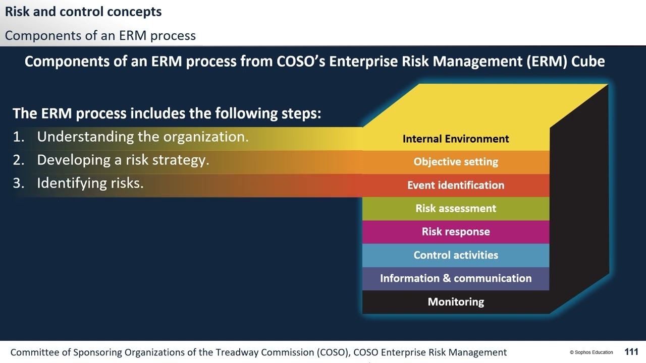 CRMA - COSO's Enterprise Risk Management ERM Cube