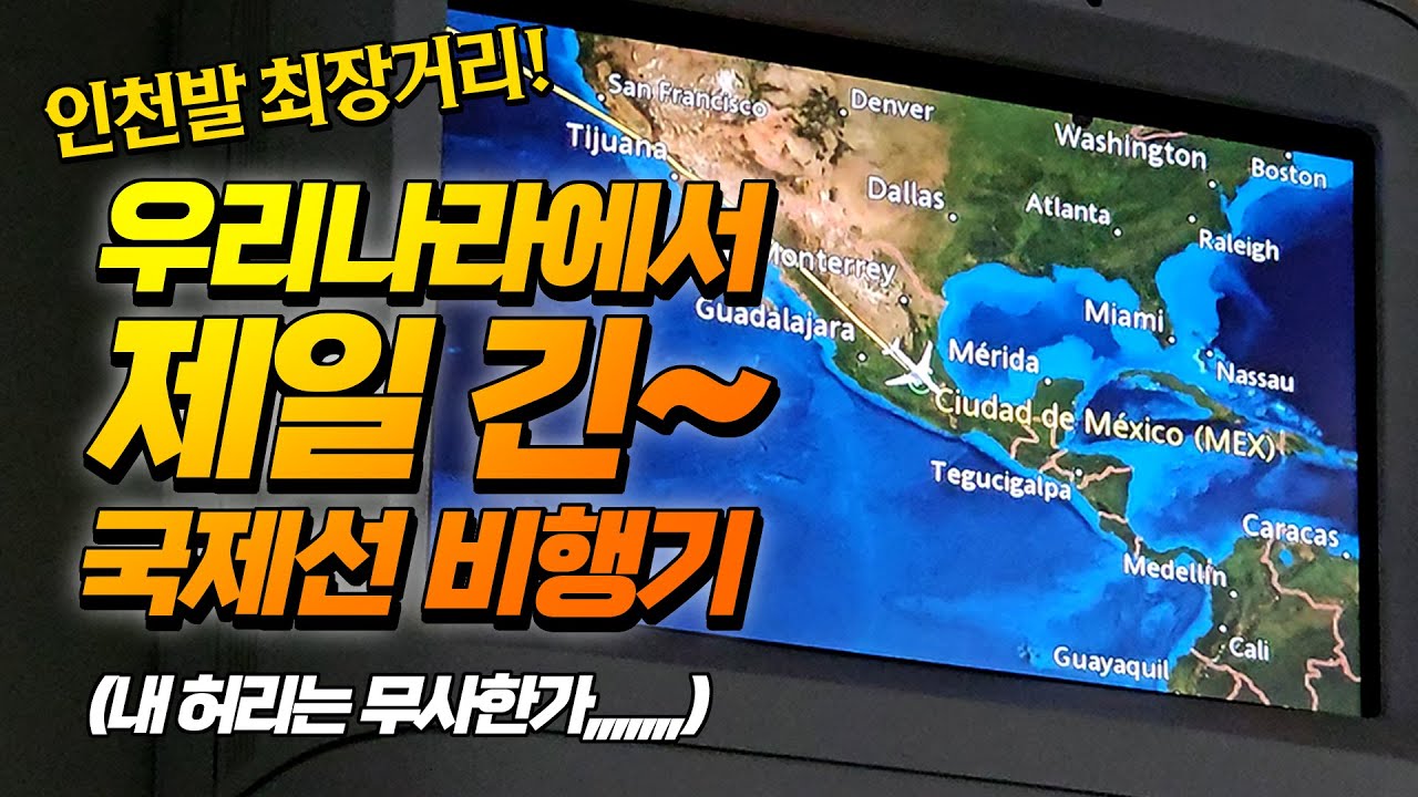중남미 직항! 아에로멕시코 탑승기 (인천-멕시코시티) 13시간50분, 기내식, 간식, 좌석까지 ✈️ | AM91 이코노미 후기