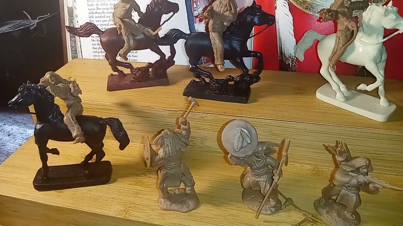 Sioux Warriors by Paragon Scenics and Miniatures.
