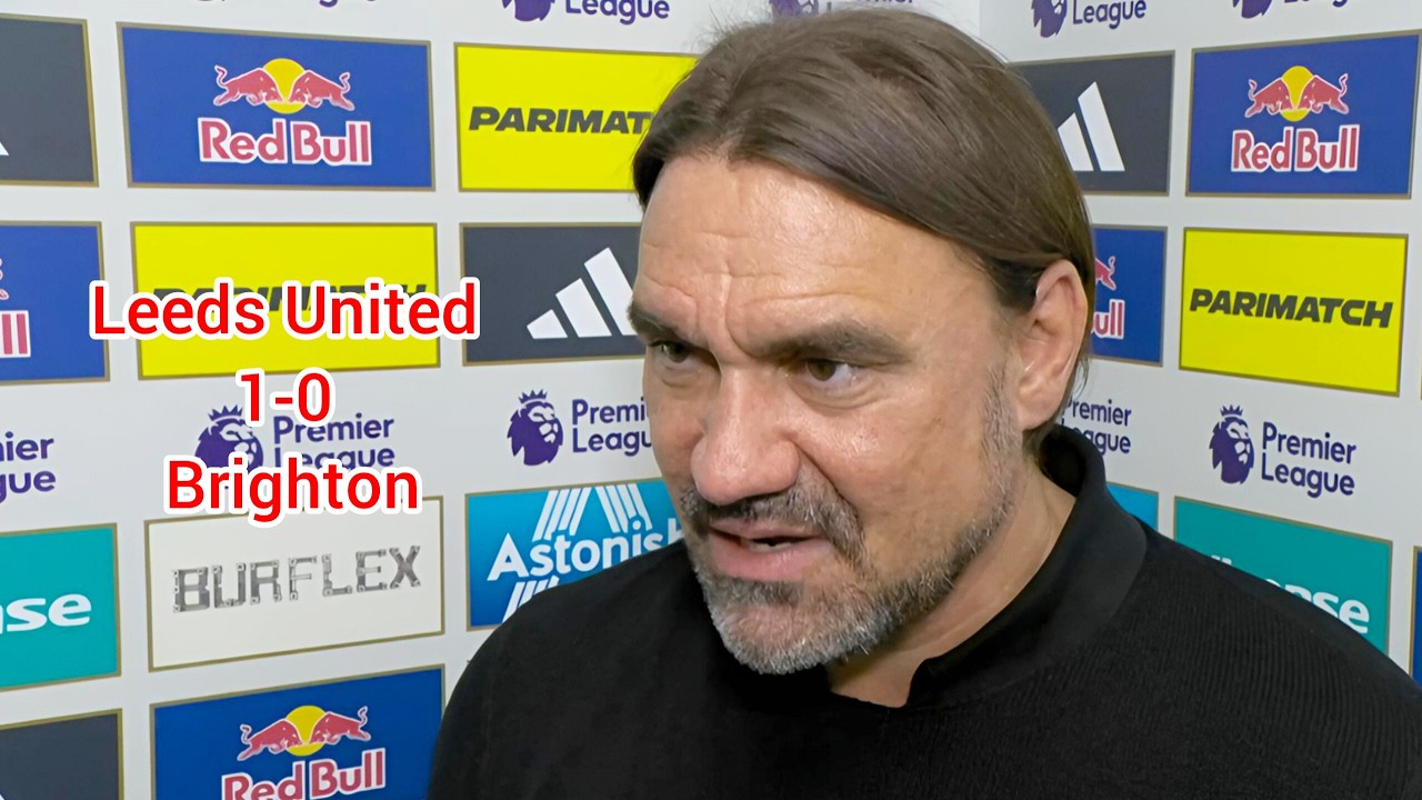 &lrm;IT FEELS AMAZING TO CELEBRATE WITH THE FANS! | Daniel Farke | Leeds United 1-0 Brighton