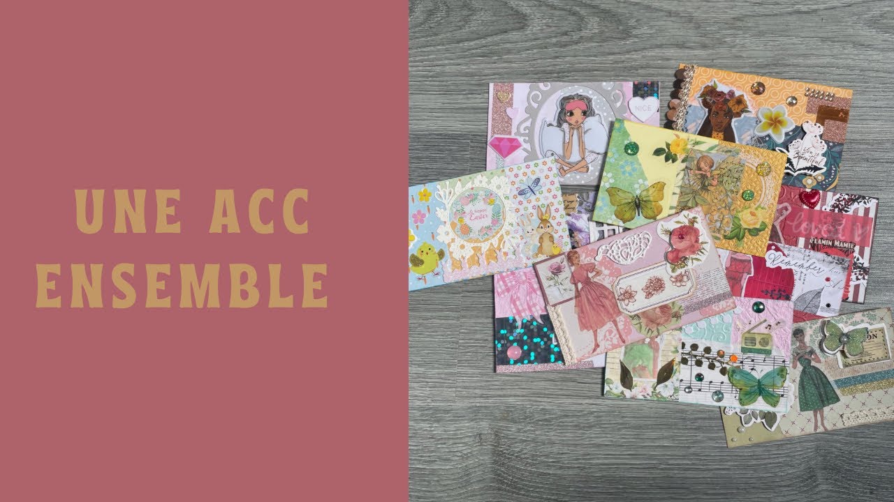 ACC ensemble merci ​⁠@rosebonboncoco pour cette idée #scrapbooking
