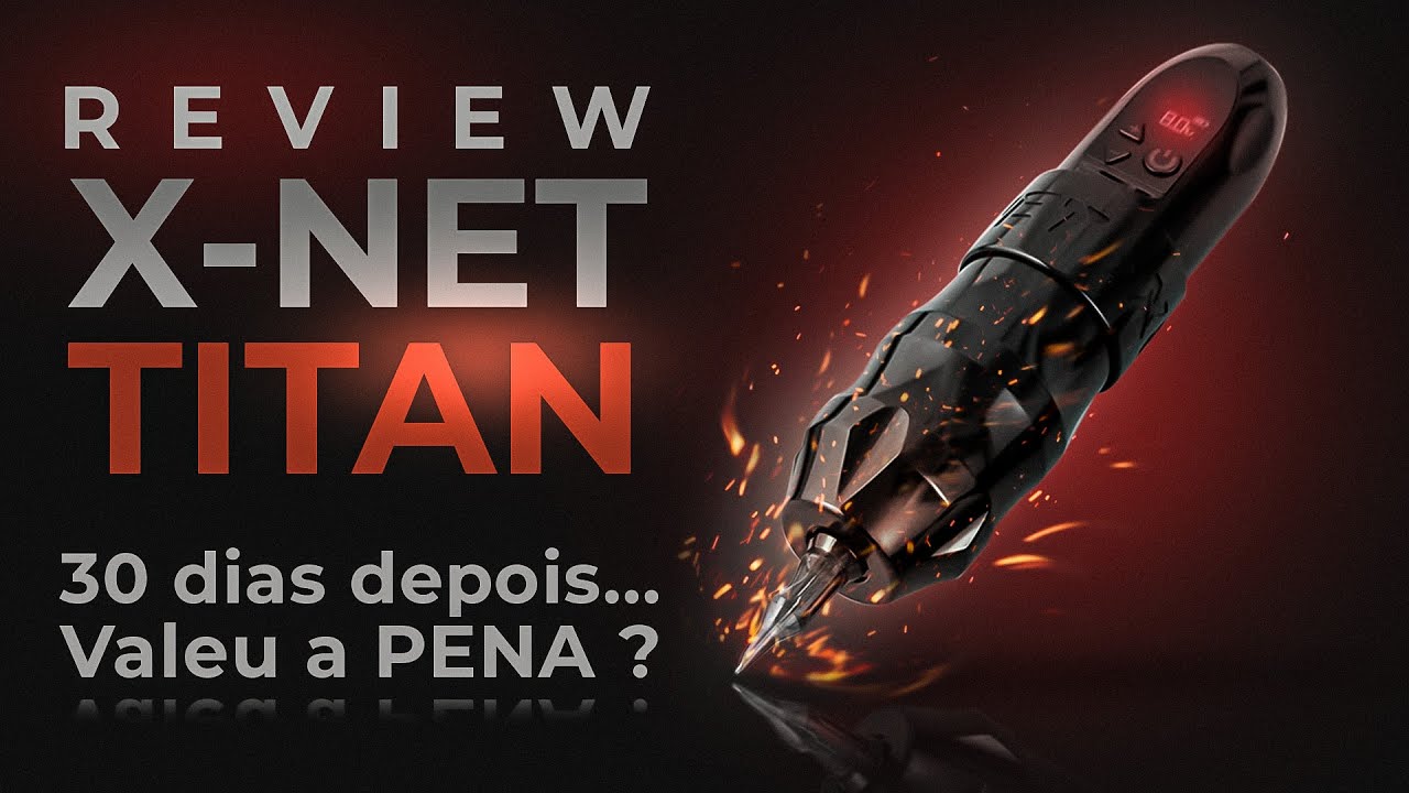 REVIEW da Máquina de Tatuagem  Xnet TITAN PEN do ALIEXPRESS