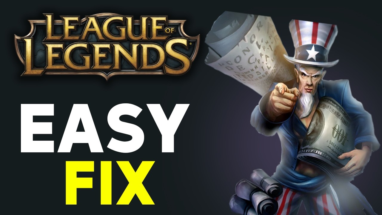 How To Fix League Of Legends Unknown Player Error | Quick & Easy STEP BY STEP GUIDE