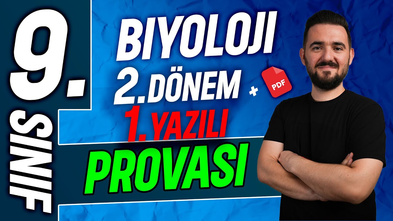 9.sınıf biyoloji 2.dönem 1.yazılı | 2025