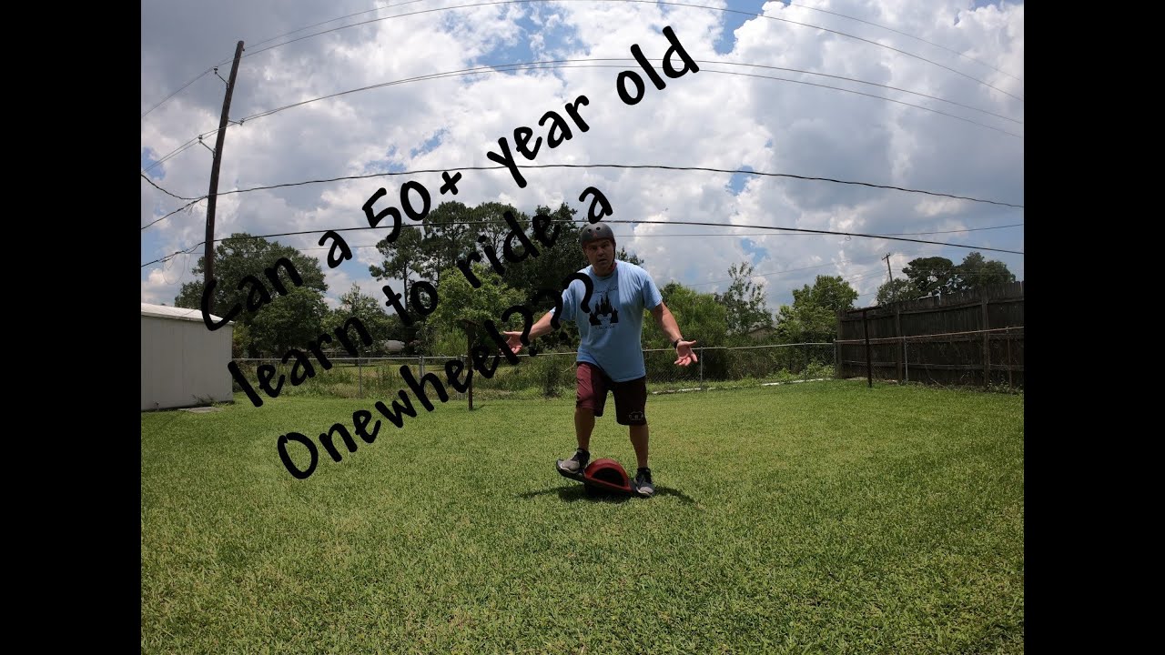 Can a 50+ year old man, really ride a onewheel?