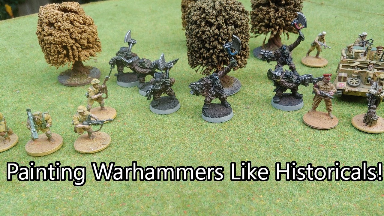 Раскрашиваем Warhammer'ы как исторические существа!!!