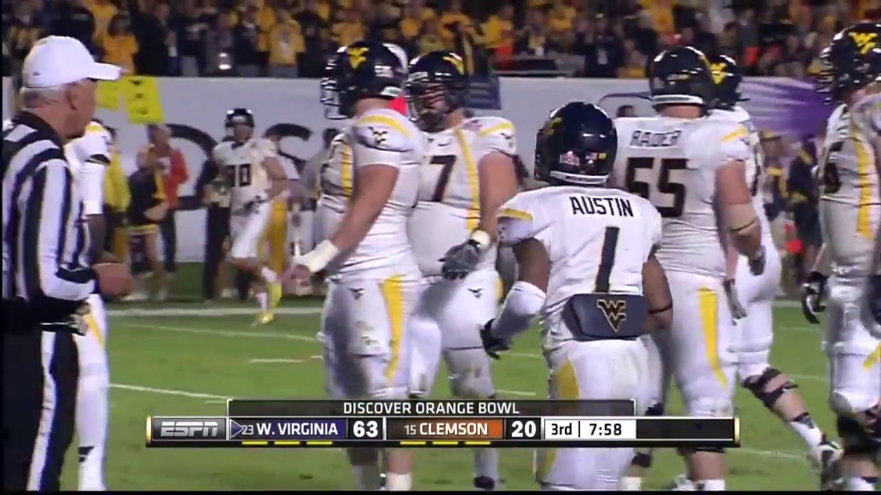 2012 Orange Bowl - #23 WVU vs #15 Clemson - 3rd Quarter