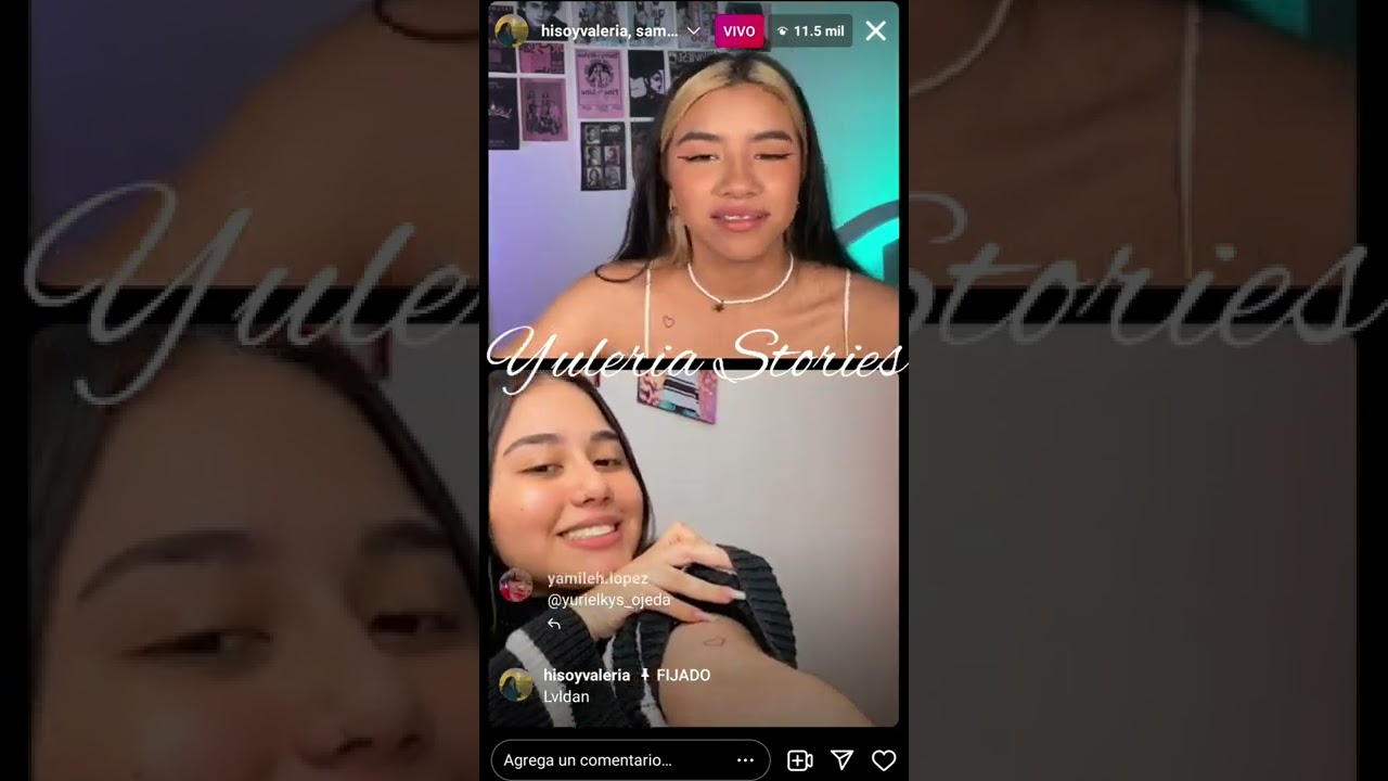 Valeria y Samilu 04/04 - Live Instagram