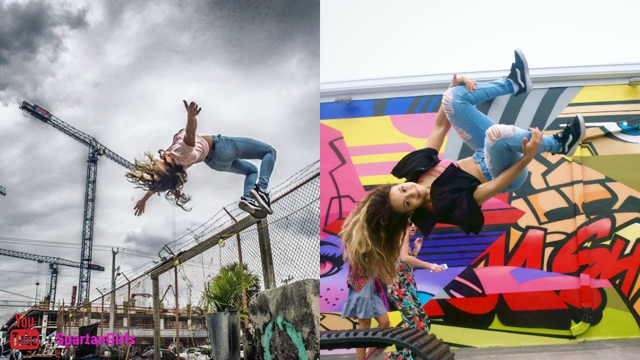 Parkour Supergirl