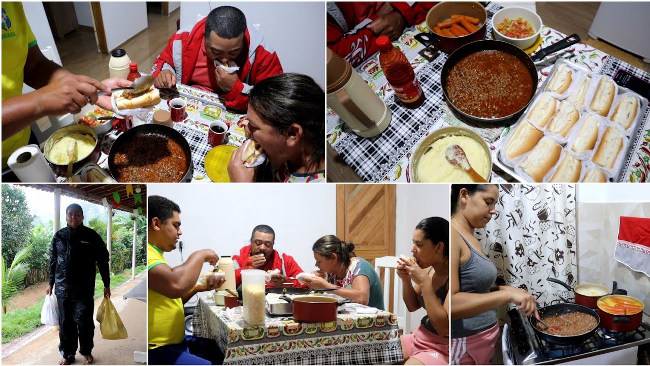 VAMOS BOTAR PRA TORAR NO 🌭🌭🌭 😋😂 JOÃO COMPROU MUITA CARNE + JANTAR DE HOJE CACHORRO-QUENTE COMPLETÃO