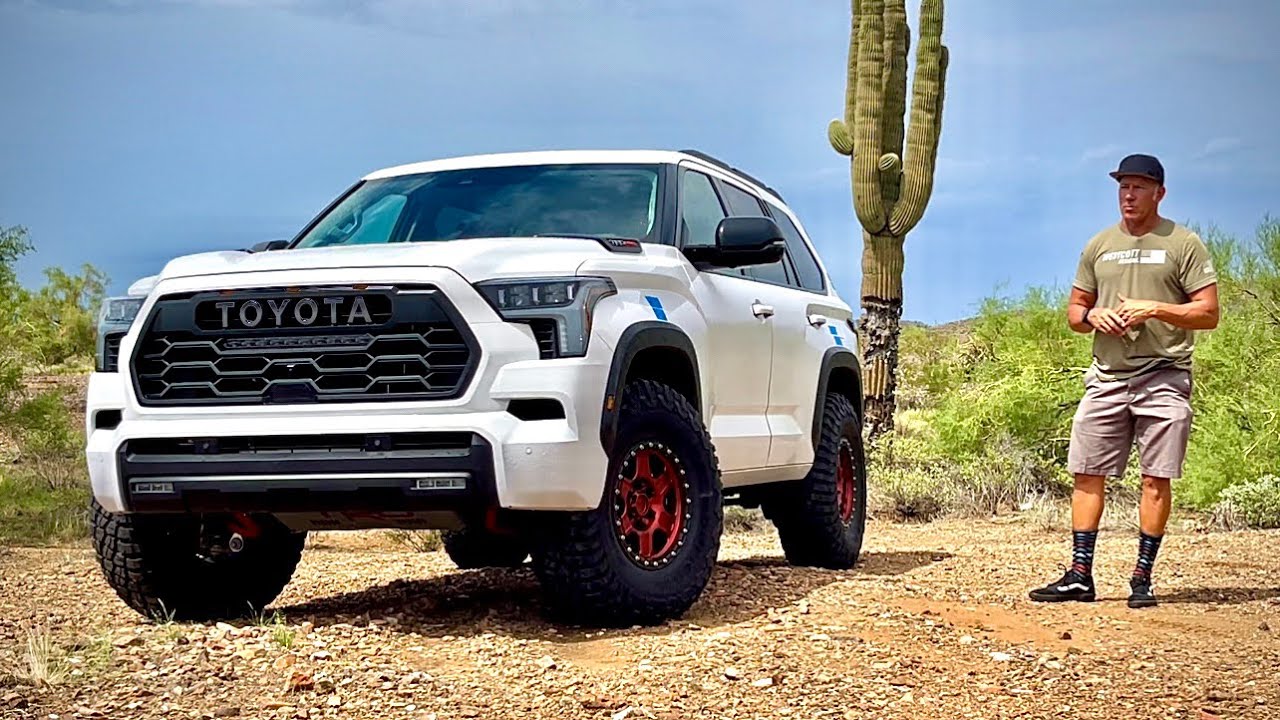 Turning the 2023 TRD PRO SEQUOIA into a beast with 37’s 😳
